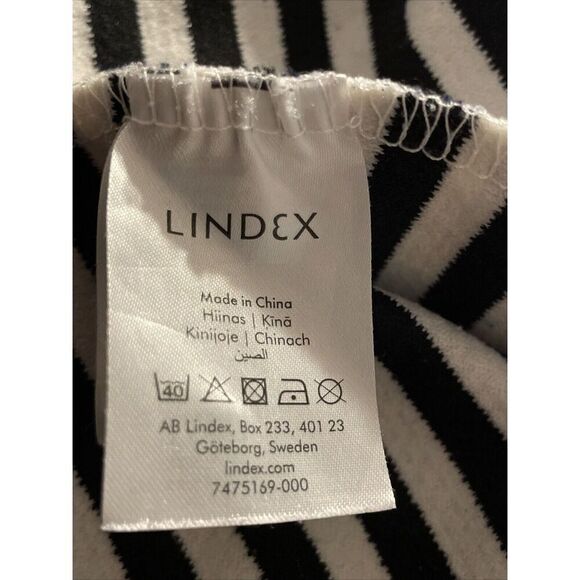 Holly & Whyte Lindex Shirt Dress Women’s 1X Long Sleeve Stripes Cotton Blend - Picture 6 of 7